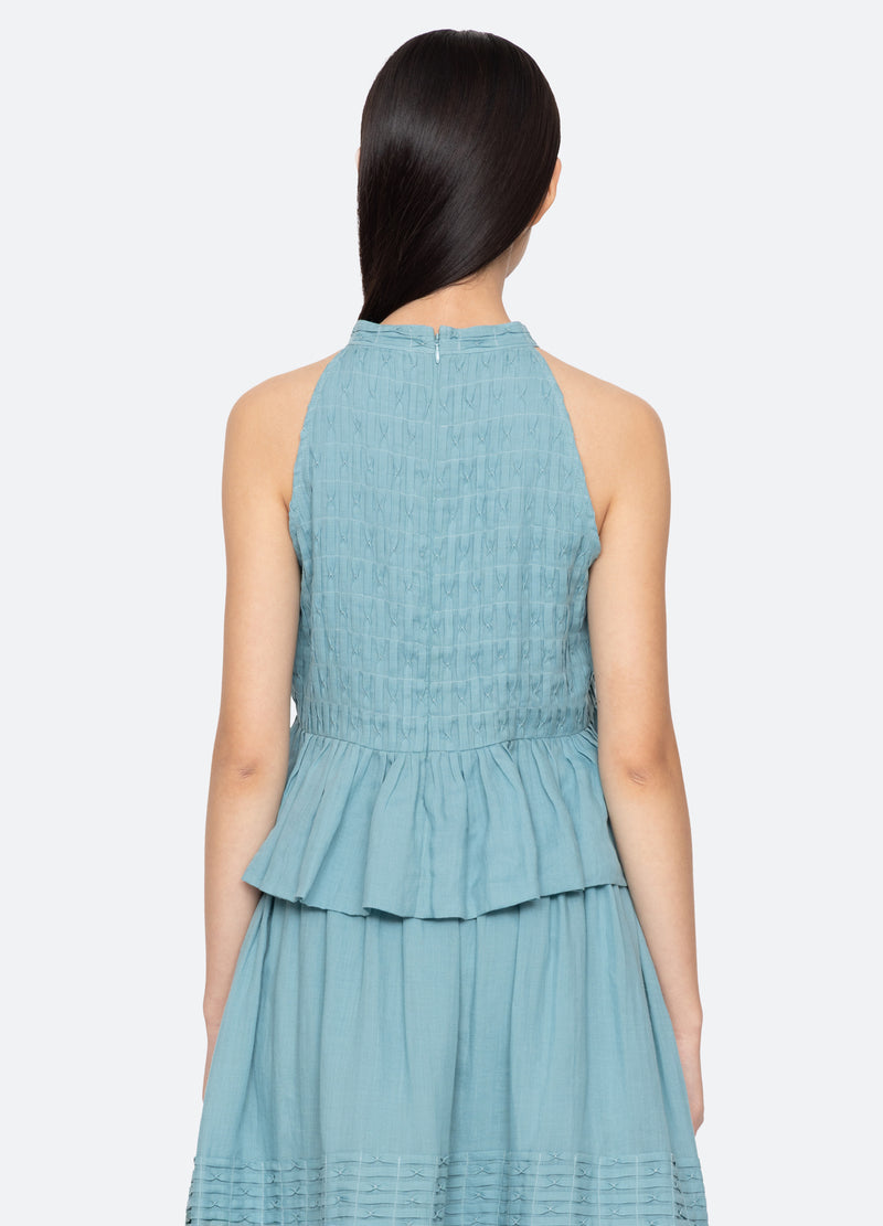 Sea New York Violet Tank Blue