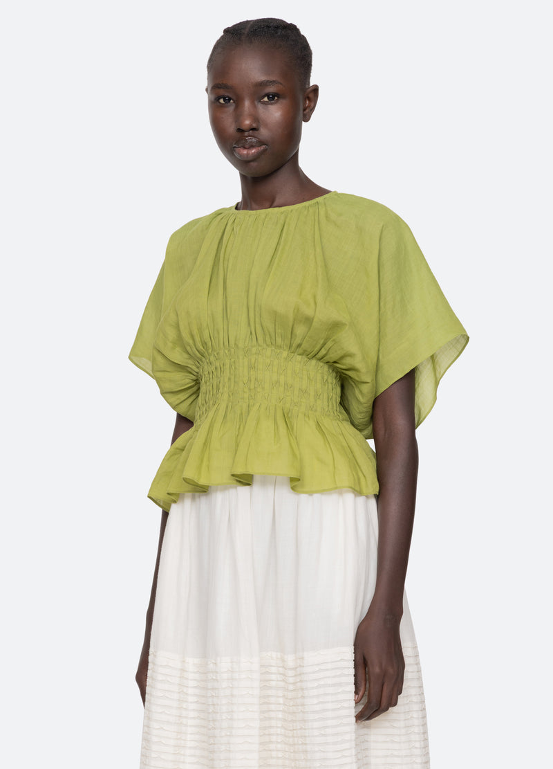 Sea New York Violet Top Green