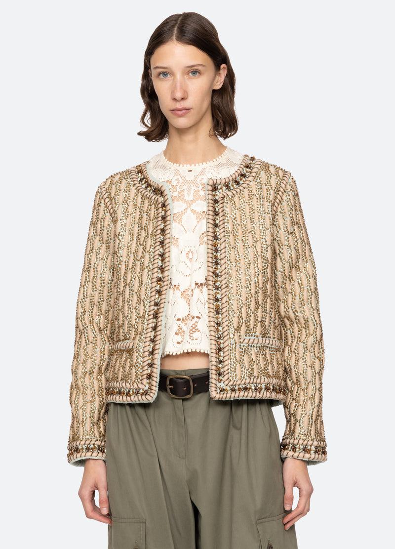 sea new york Viviana Jacket Gold