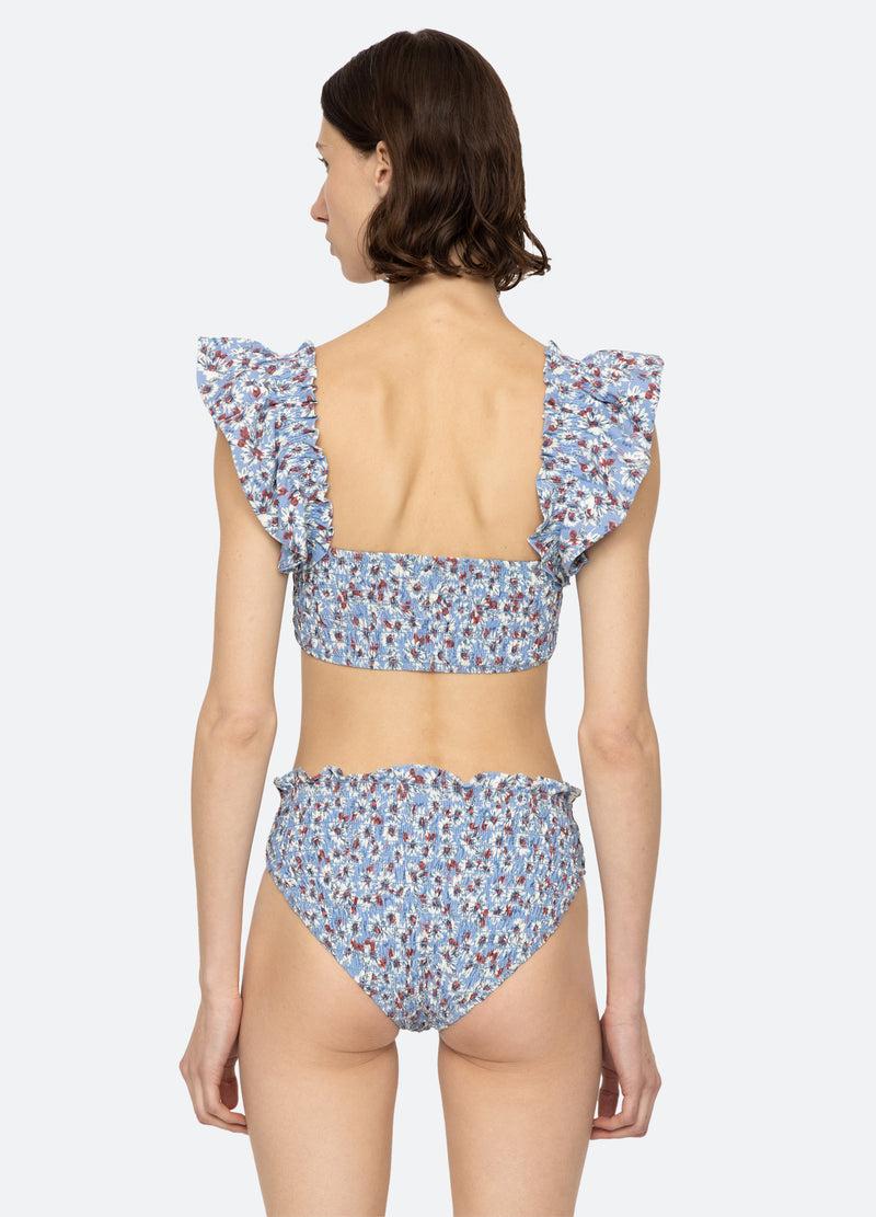 Sea New York Whitney Bikini Top Blue