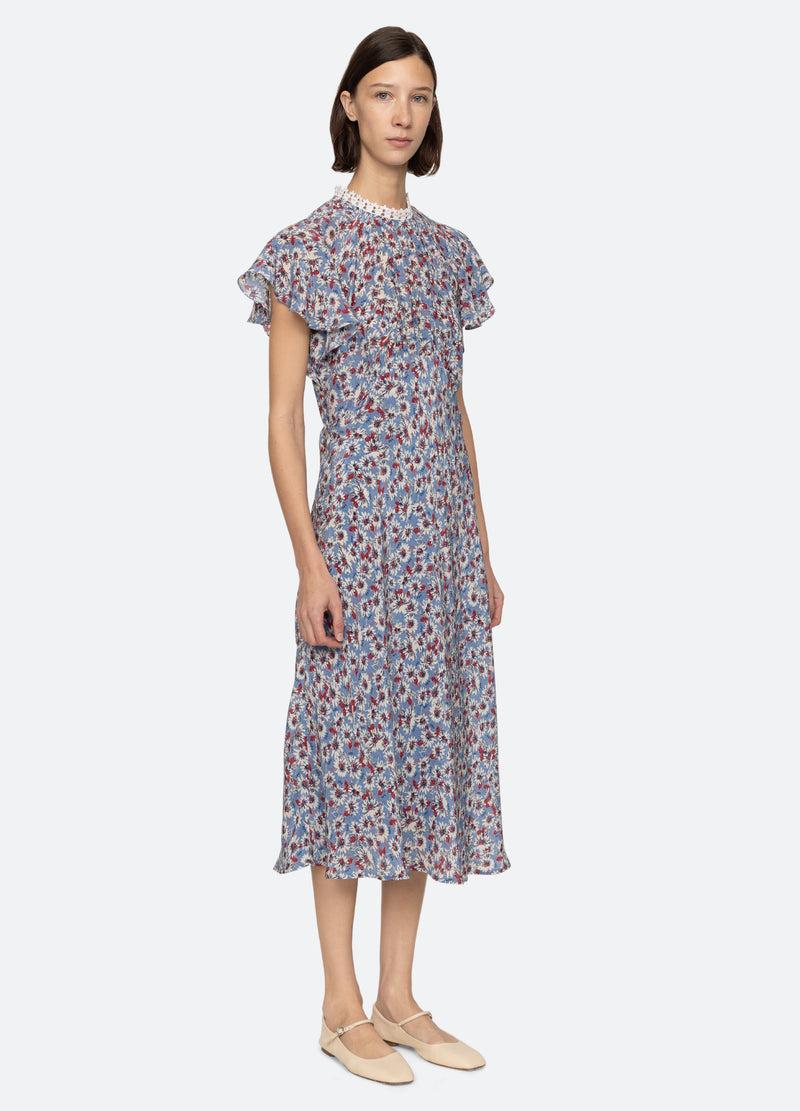 Sea New York Whitney Dress Blue