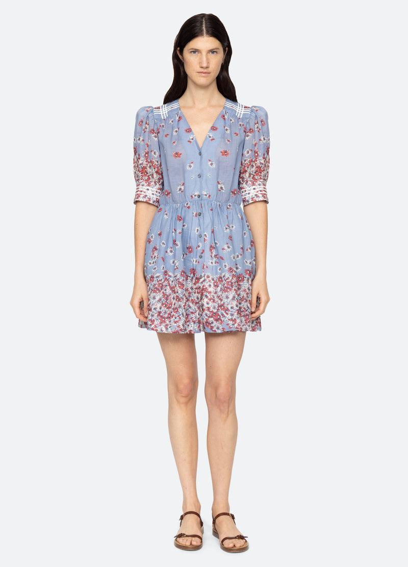sea new york Whitney S/S Dress Blue