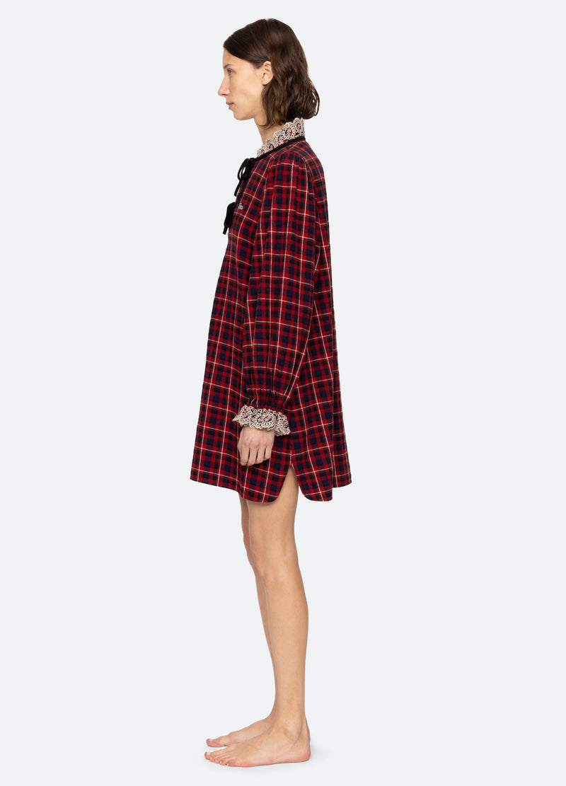 Sea New York Zahara Night Shirt Red