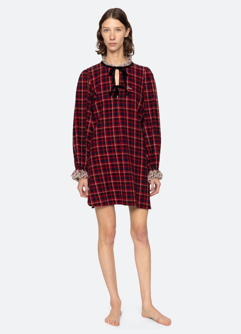 sea new york Zahara Night Shirt Red