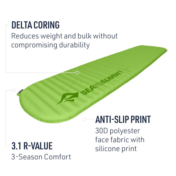 Sea To Summit Comfort Light Self-Inflating Sleeping Mat (Like New)