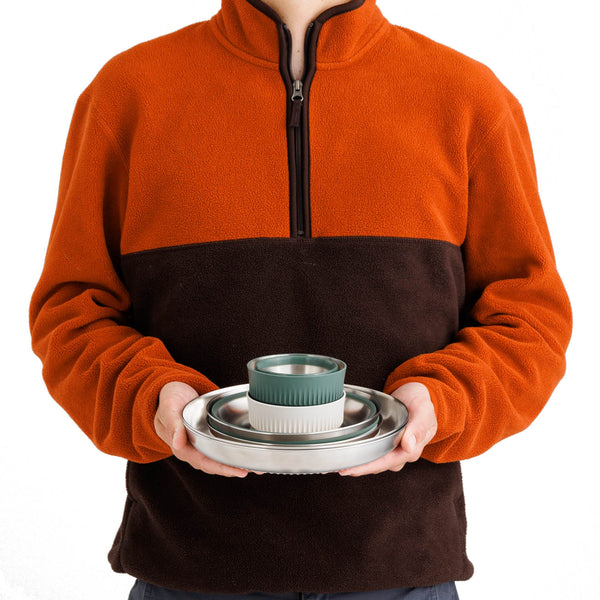 Sea To Summit Detour Stainless Steel Collapsible Dinnerware Set - (6 Piece)