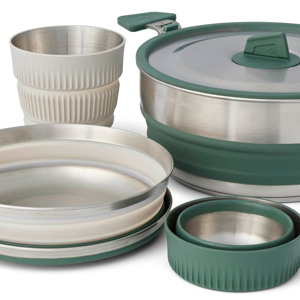 Sea To Summit Detour Stainless Steel One Pot Cook Set - (5 Piece)