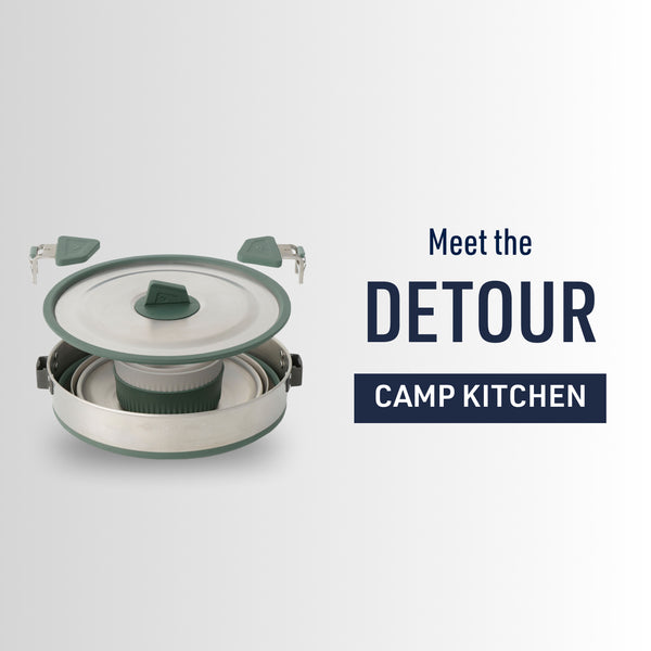 Sea To Summit Detour Stainless Steel One Pot Cook Set - (5 Piece)