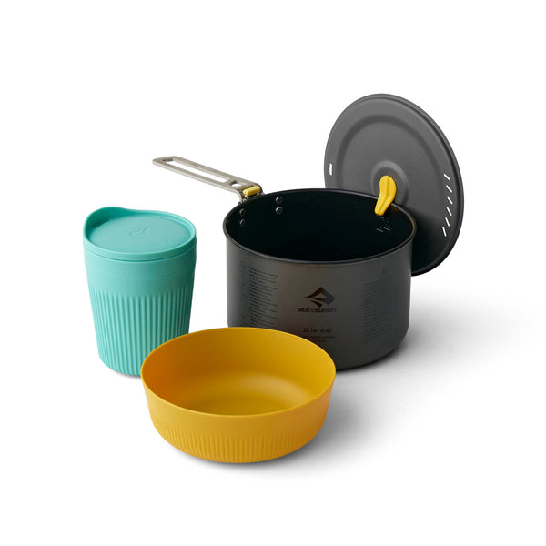 sea to summit Frontier Ultralight 2L Pot Cook Set - (3 Piece)