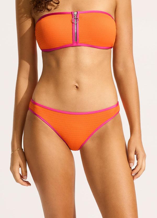 Seafolly Beach Bound Hipster Bikini Bottom - Turmeric
