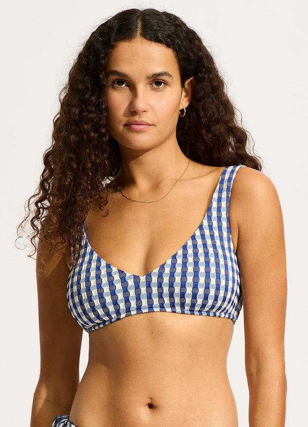 Seafolly Bella Sweetheart Tank Bikini Top - Ultramarine
