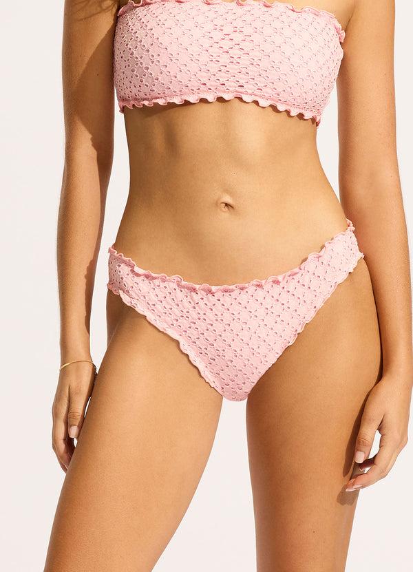 Seafolly Daydreamer Hipster Bikini Bottom - Dusty Pink