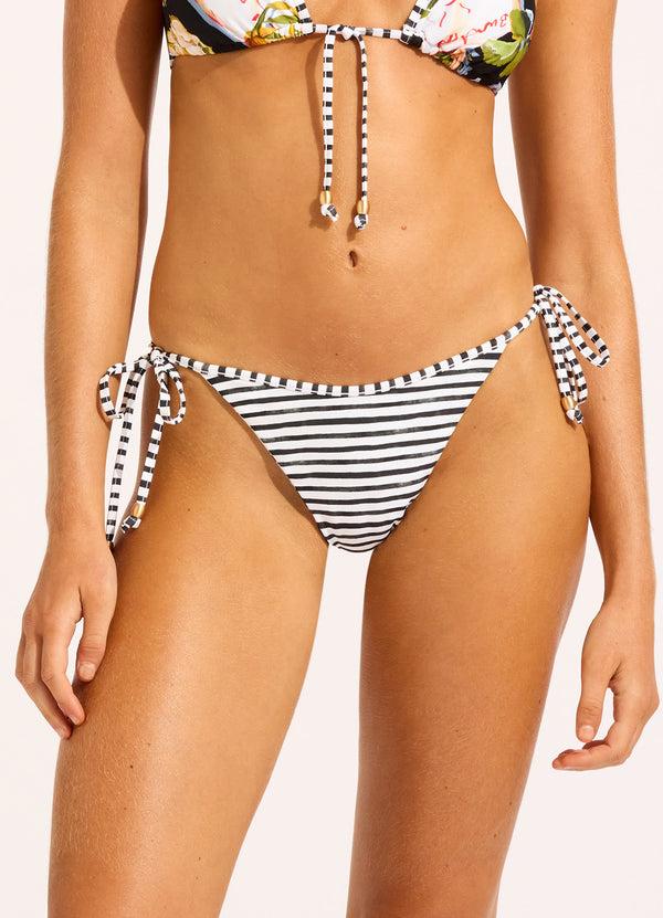 Seafolly Riviera Coast Reversible Tie Side Bikini Bottom