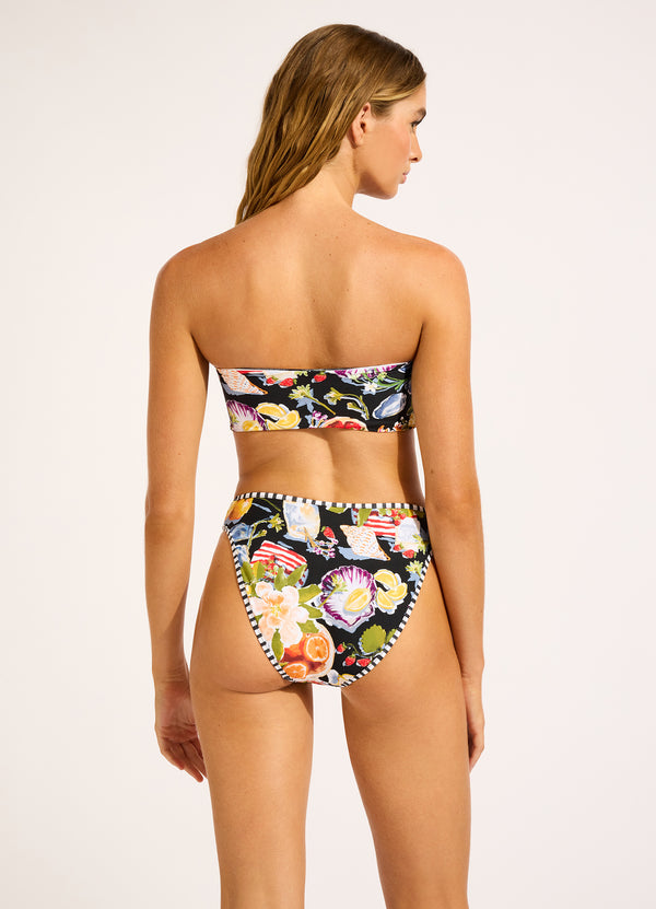 Seafolly Riviera Coast Reversible Tube Top Bikini Top