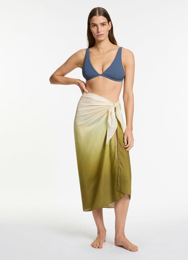 seafolly Acacia Haze Sarong - Eucalyptus