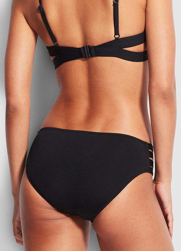 Seafolly Active Multi Strap Hipster - Black