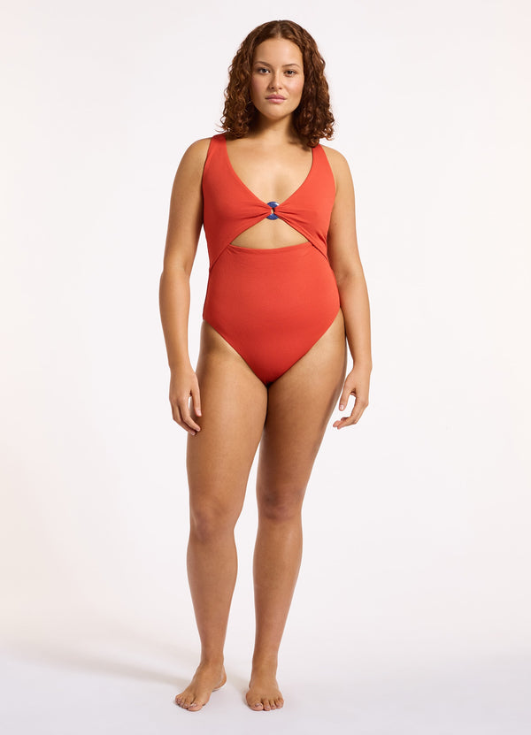 Seafolly Alessia Plunge One Piece