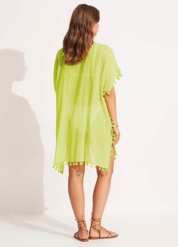 Seafolly Amnesia Kaftan - Celery