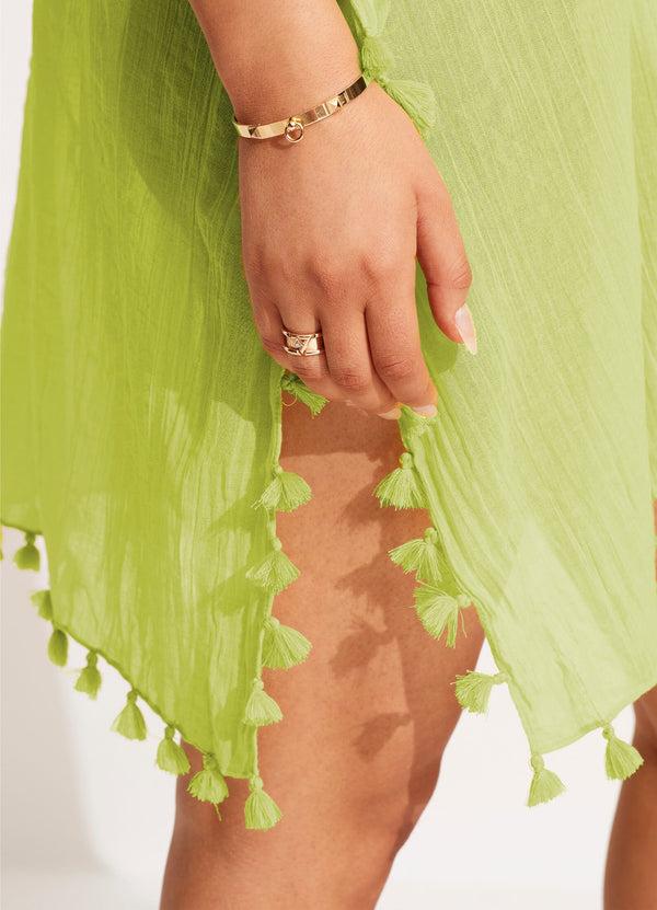 Seafolly Amnesia Kaftan - Celery