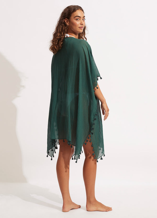 Seafolly Amnesia Kaftan - Evergreen