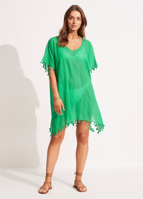 Seafolly Amnesia Kaftan - Green
