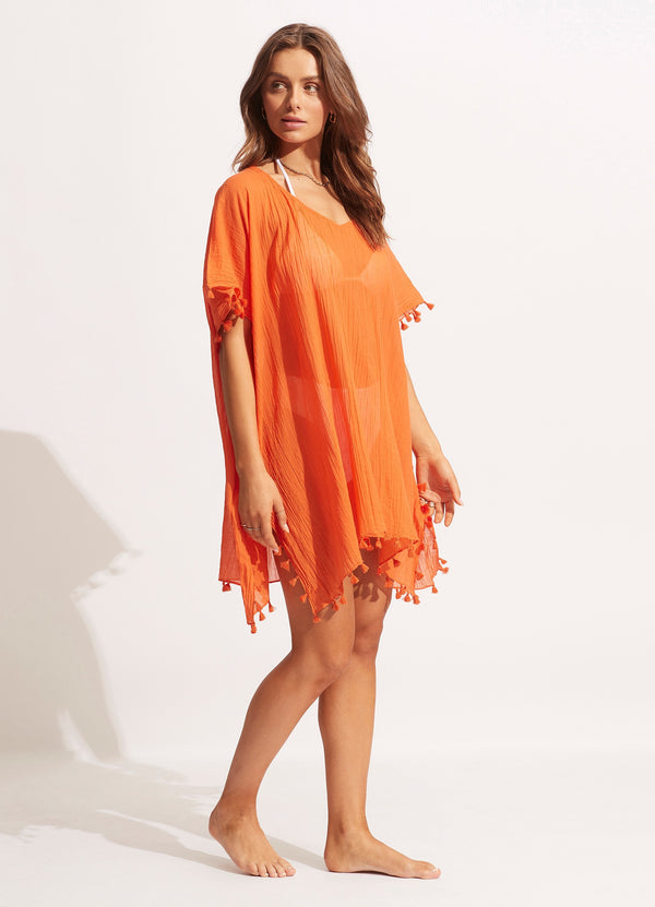 Seafolly Amnesia Kaftan - Mandarin