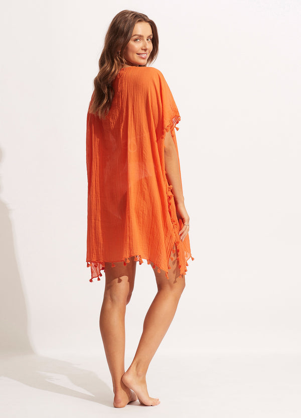 Seafolly Amnesia Kaftan - Mandarin