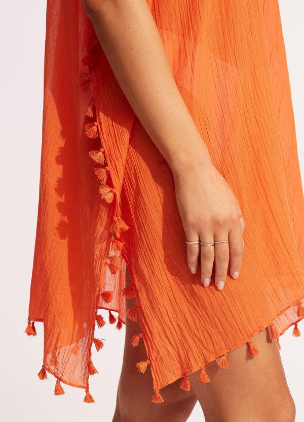 Seafolly Amnesia Kaftan - Mandarin