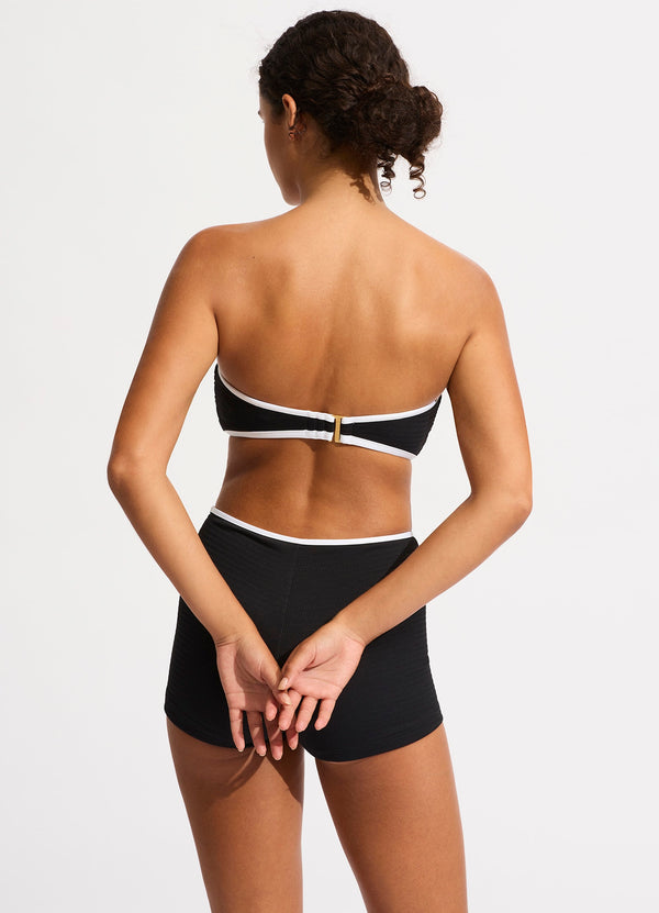 Seafolly Beach Bound DD Tank Bikini Top - Black