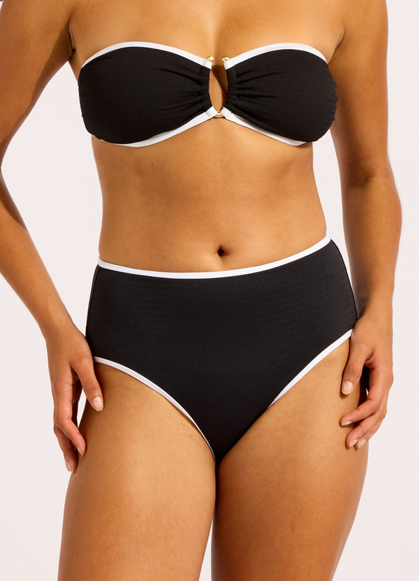 Seafolly Beach Bound High Waist Bikini Bottom