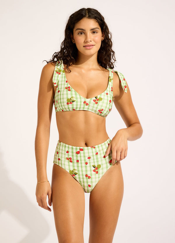 seafolly Beach Picnic Sweetheart Tank Bikini Top