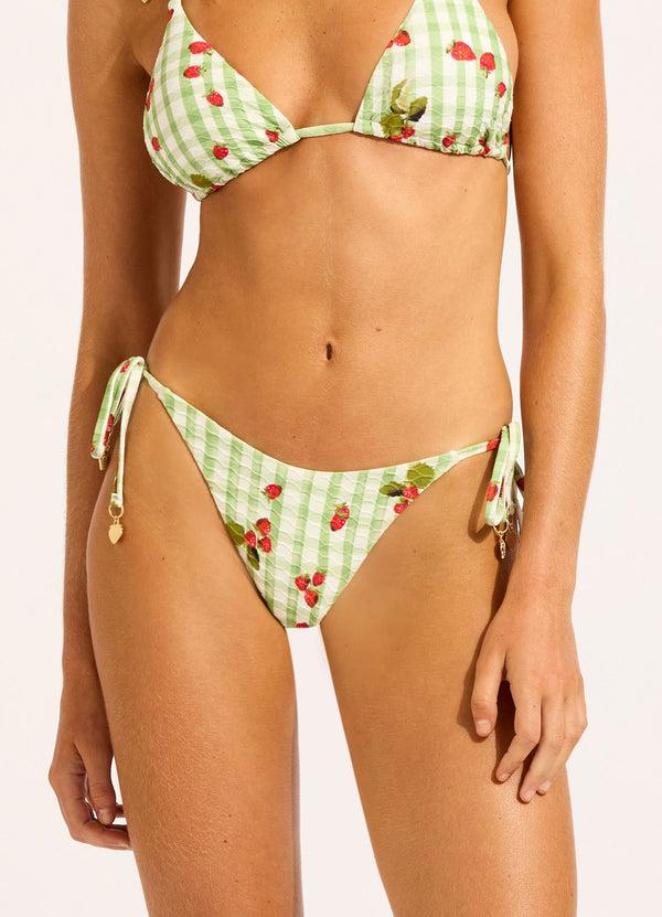 Seafolly Beach Picnic Tie Side Bikini Bottom