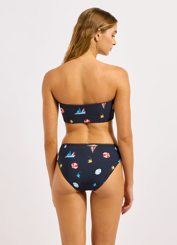 Seafolly Beachclub Bandeau Top Bikini Top