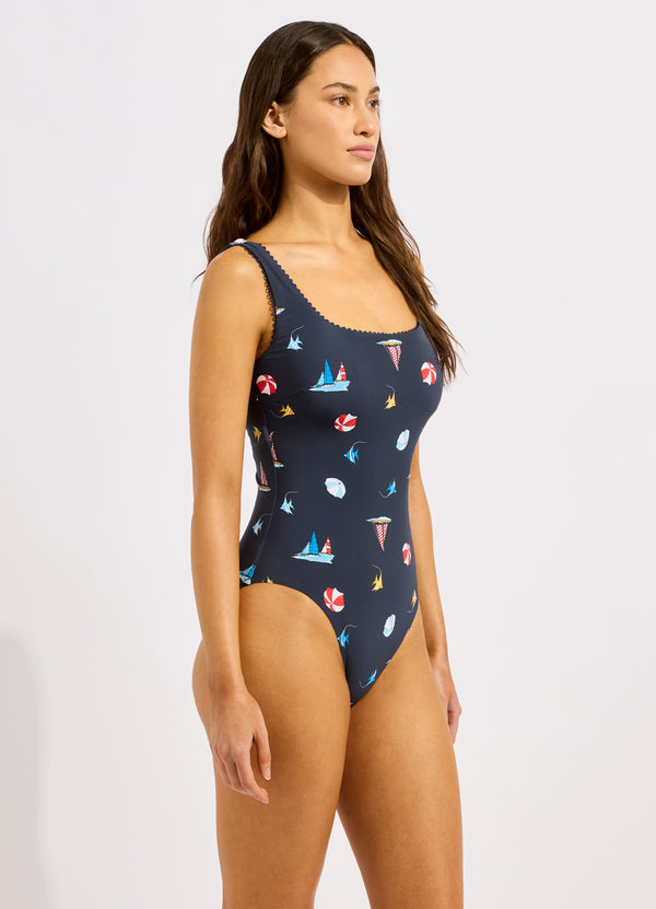 Seafolly Beachclub DD One Piece Swimsuit