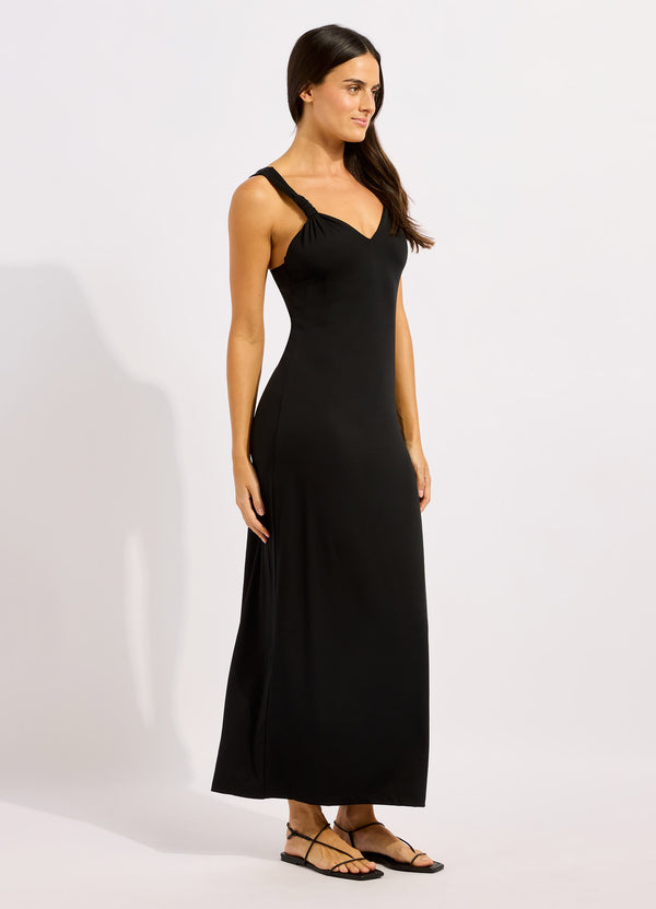 Seafolly Beachedit Multi Fit Plunge Jersey Dress