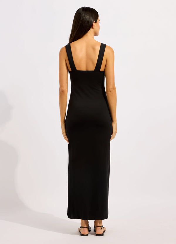 Seafolly Beachedit Multi Fit Plunge Jersey Dress