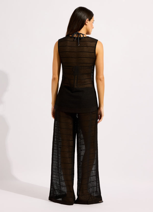 Seafolly Beachedit Plunge Front Mesh Cover Up