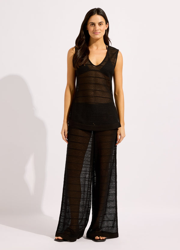 seafolly Beachedit Plunge Front Mesh Cover Up