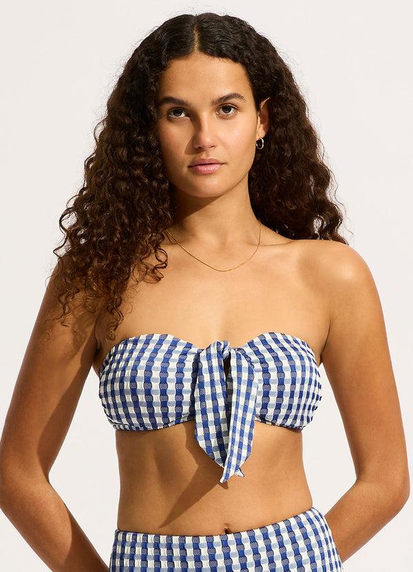 Seafolly Bella Bandeau Bikini Top - Ultramarine