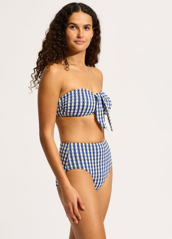 Seafolly Bella Bandeau Bikini Top - Ultramarine