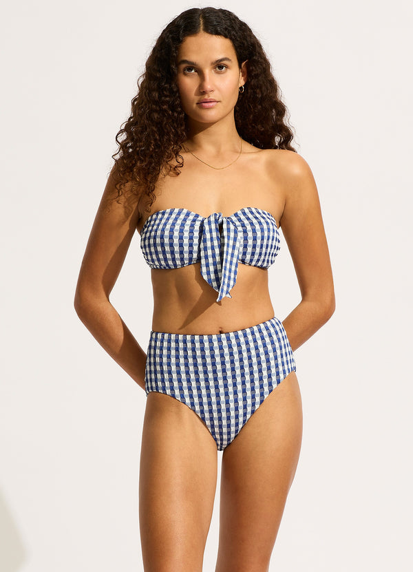 seafolly Bella Bandeau Bikini Top - Ultramarine