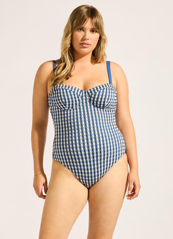 seafolly Bella Underwire One Piece - Ultramarine