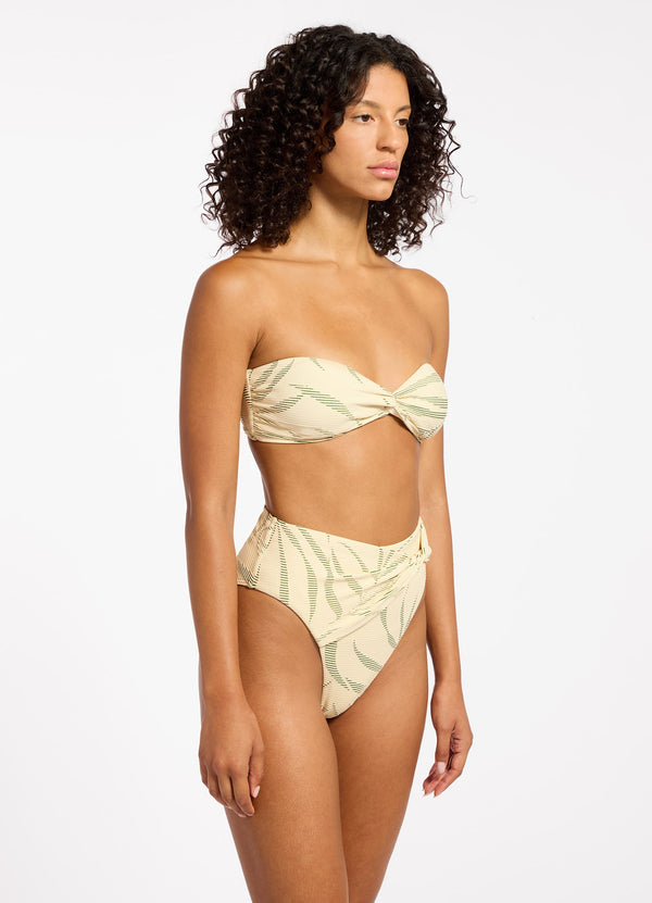 Seafolly Botanic Lines Bandeau Bikini Top