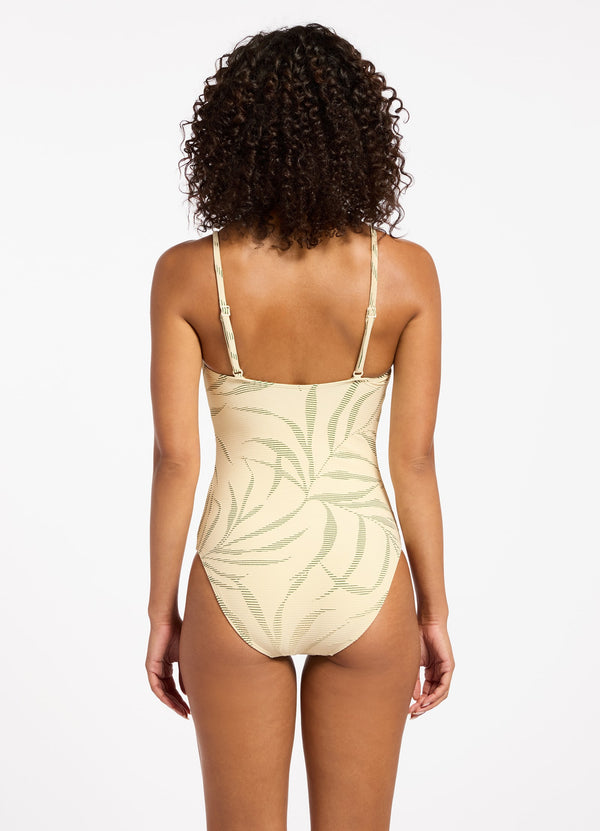 Seafolly Botanic Lines Minimal Tank One Piece