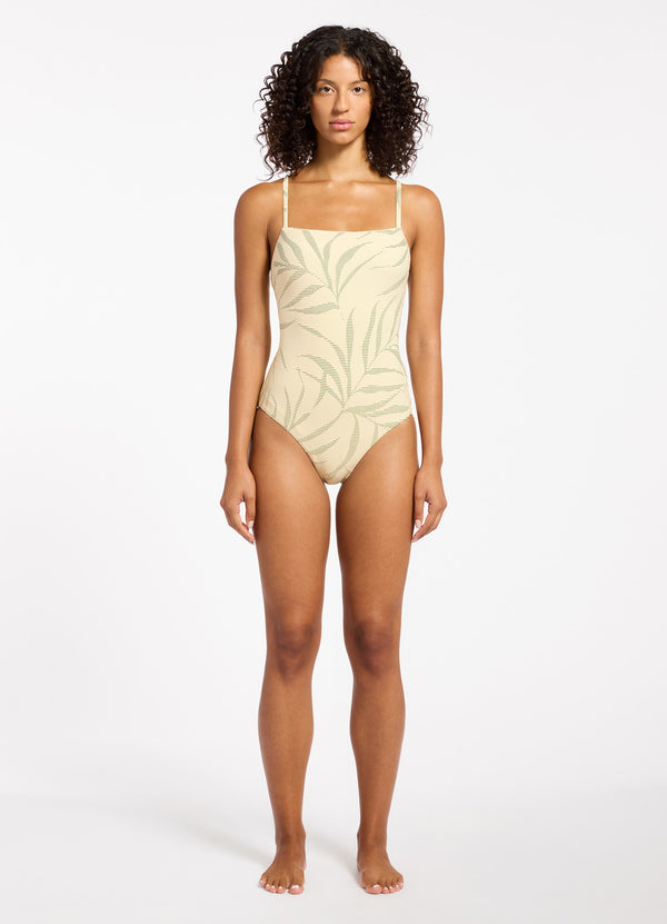 seafolly Botanic Lines Minimal Tank One Piece