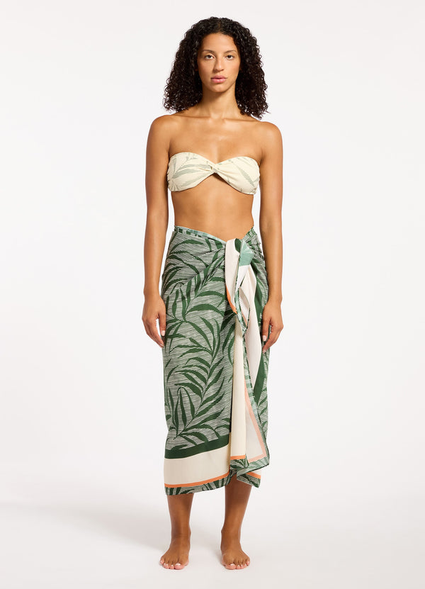 seafolly Botanic Lines Sarong