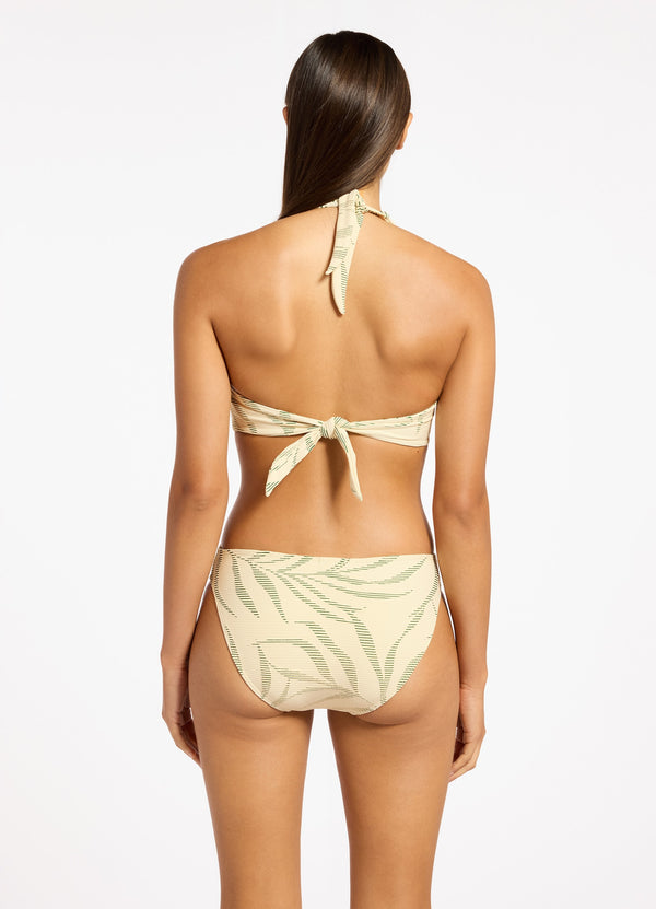 Seafolly Botanic Lines Twist Front Bikini Top