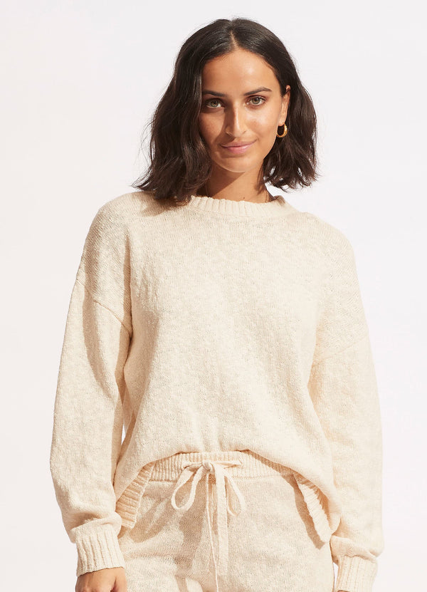 Seafolly Boucle Sweater - Sand