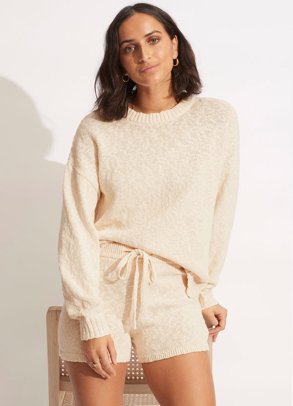 seafolly Boucle Sweater - Sand