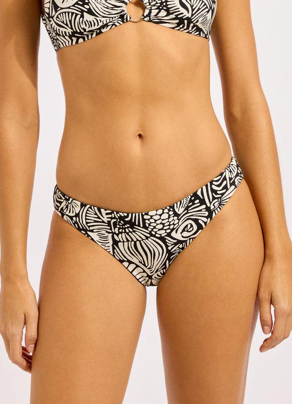 Seafolly C Shells Reversible Hipster Bikini Bottom
